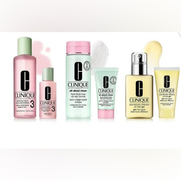 NIB: Clinic “great skin anywhere” 6 pc. set for combination skin - Picture 2 of 2